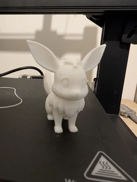 Mô hình 3D Eevee đáng yêu - Tải file STL in 3D Pokémon - Image 1