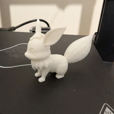 Mô hình 3D Eevee đáng yêu - Tải file STL in 3D Pokémon