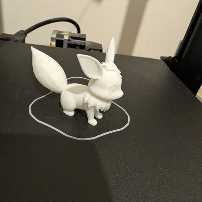 Mô hình 3D Eevee đáng yêu - Tải file STL in 3D Pokémon