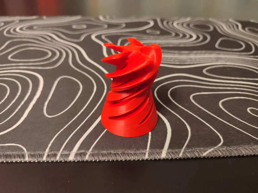 Mô hình hình nón xoắn Spiral cone - Đồ chơi Fidget xả stress in 3D - Image 1