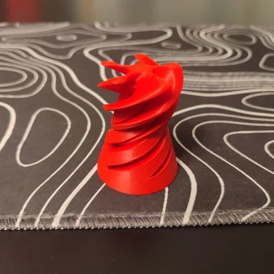 Mô hình hình nón xoắn Spiral cone - Đồ chơi Fidget xả stress in 3D