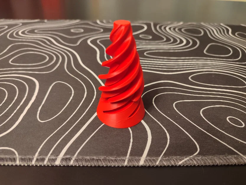 Mô hình hình nón xoắn Spiral cone - Đồ chơi Fidget xả stress in 3D - Image 3