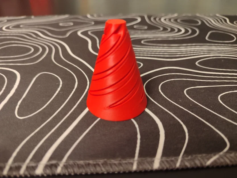 Mô hình hình nón xoắn Spiral cone - Đồ chơi Fidget xả stress in 3D - Image 4