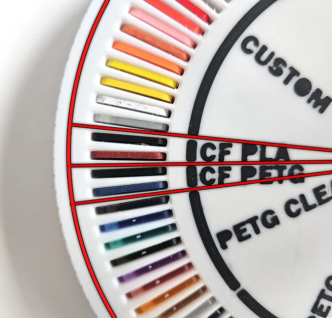 Bộ xoay đựng mẫu nhựa Bambu (100 khe) - Có dán nhãn - Image 4