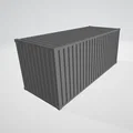 Mô hình container 20ft tỉ lệ HO (1:87) - Thiết kế in 3D miễn phí - Thumbnail 4