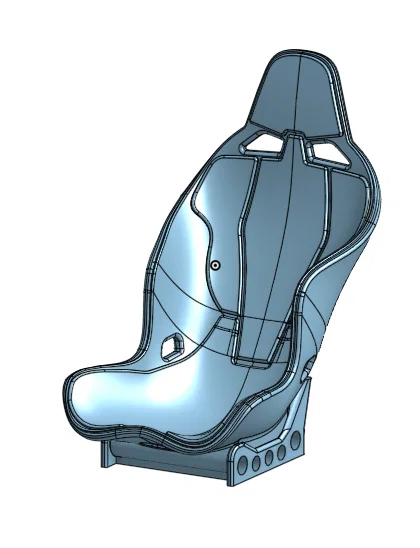 Ghế đua tỉ lệ 1/24 (1/24th scale Racing Seat) - Image 1