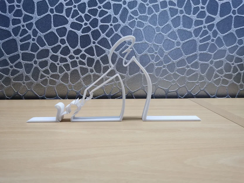 Mô hình trang trí La Linea cùng mèo in 3D độc đáo - Image 1