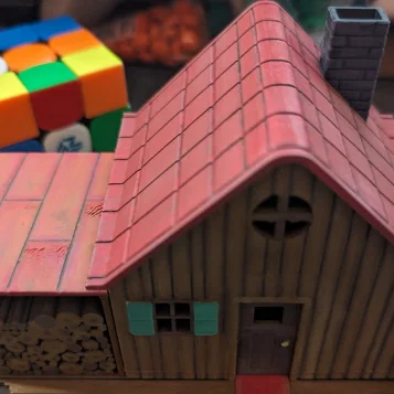 Mô hình căn nhà gỗ Stardew Valley Cabin