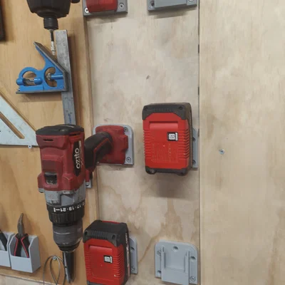 Giá treo dụng cụ và pin Ozito hoặc Einhell PXC