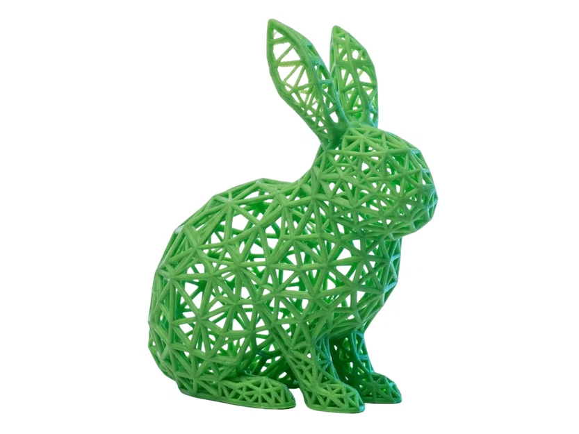 Thỏ Voronoi – Tượng Chú Thỏ Dạng Lưới (Không Cần Infill) - Image 1
