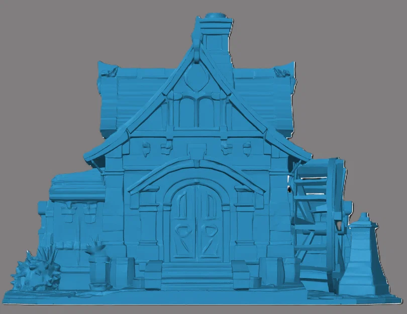 Cối xay con người, mô hình trang trí cho thị trấn - Image 1