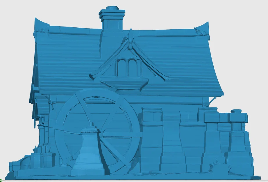 Cối xay con người, mô hình trang trí cho thị trấn - Image 2