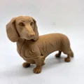 Mô hình chú chó Dachshund lông dài (tư thế đứng) - Thumbnail 6