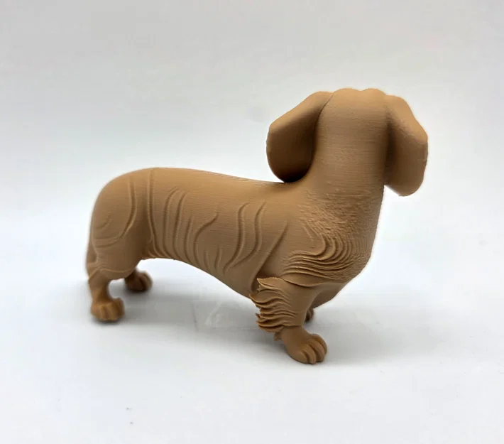 Mô hình chú chó Dachshund lông dài (tư thế đứng) - Image 7