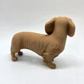 Mô hình chú chó Dachshund lông dài (tư thế đứng) - Thumbnail 7
