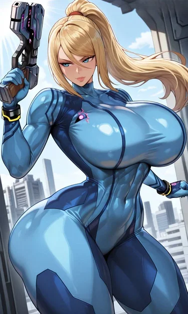 Mô hình 3D nhân vật Samus Aran thiết kế AI đầy cá tính - Image 2