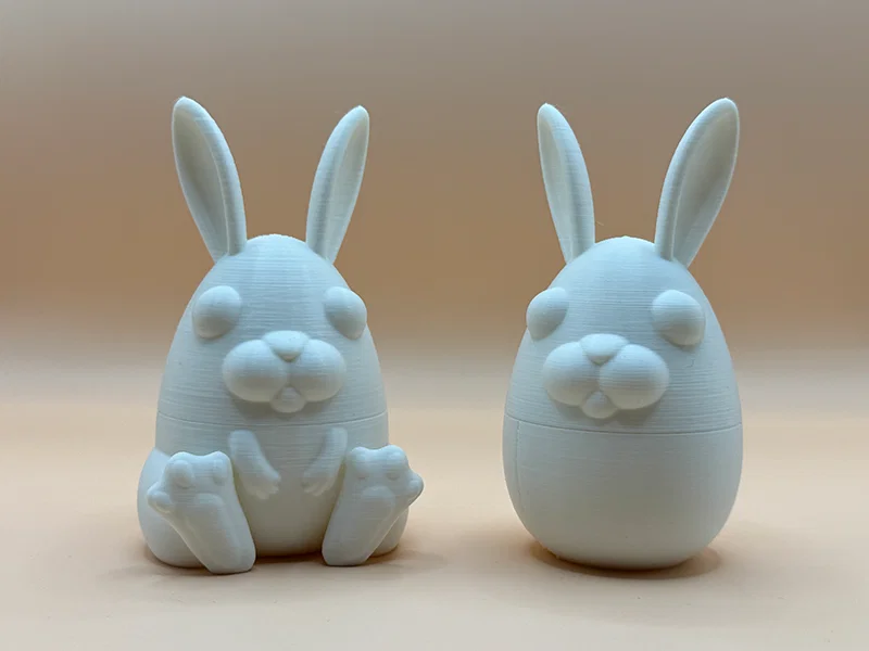 Trứng Thỏ Phục Sinh Dễ Thương (Nắp Vặn & Thiết kế In Đa Vật Liệu) - Image 1