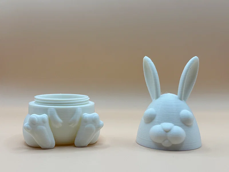 Trứng Thỏ Phục Sinh Dễ Thương (Nắp Vặn & Thiết kế In Đa Vật Liệu) - Image 4
