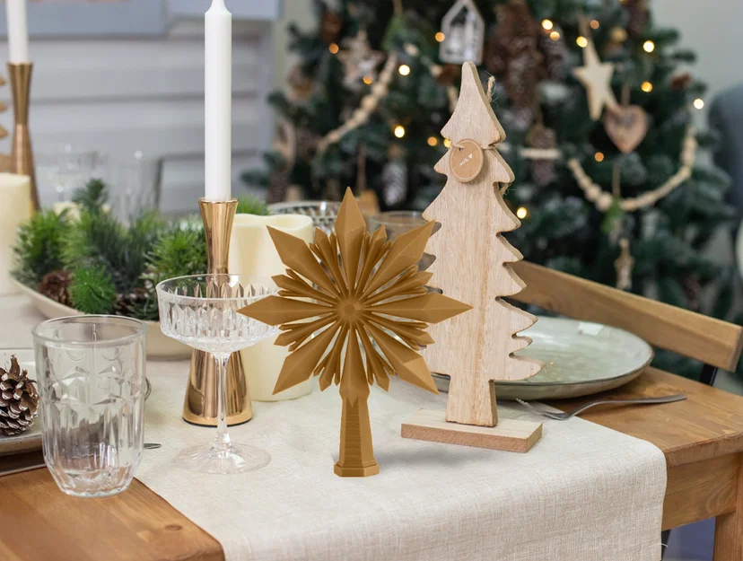 Ngôi Sao Đỉnh Cây Thông Noel - Christmas Tree Star Topper - Image 4