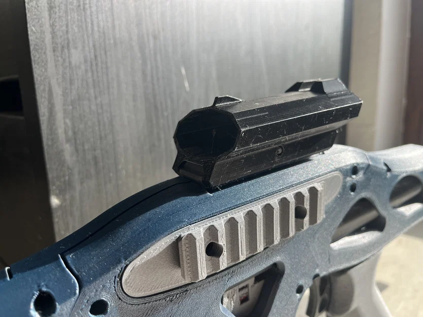 Ống ngắm không dùng ốc vít cho Nerf Blaster - Gắn Rail Picatinny - Image 1