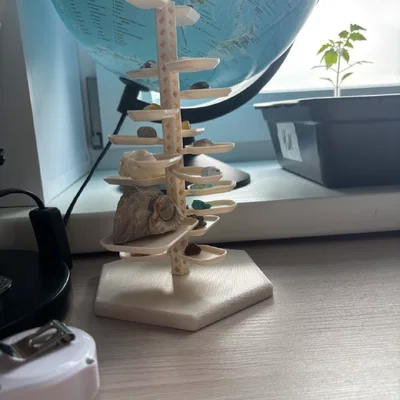 Kệ trưng bày đá quý và trang sức 3D tùy biến cực đẹp