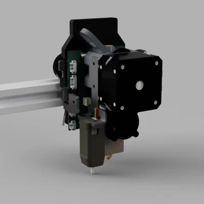 Mô hình tham khảo cụm gantry carriage cho Ender3 V3 SE