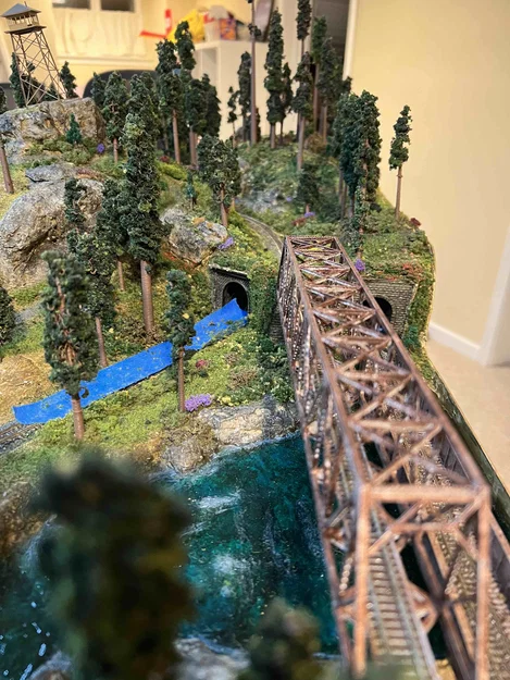 Mô hình cầu đường sắt dạng giàn tỷ lệ Z - Index Washington - Image 6