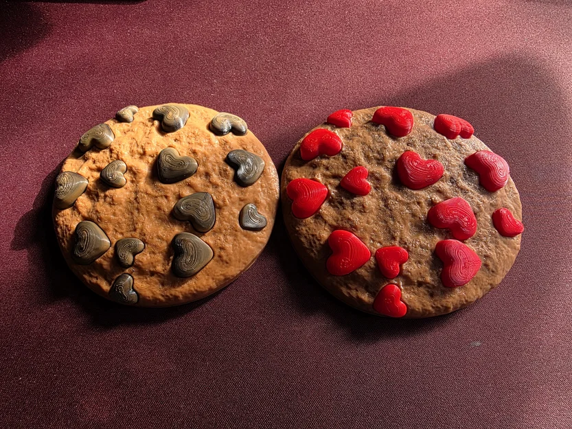 Bánh quy với vụn sô-cô-la hình trái tim - Image 1