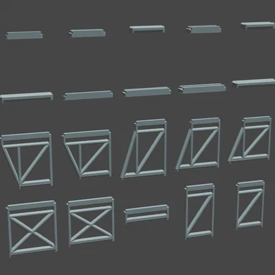 Hệ thống kệ trưng bày xếp chồng (Tương thích Gridfinity)