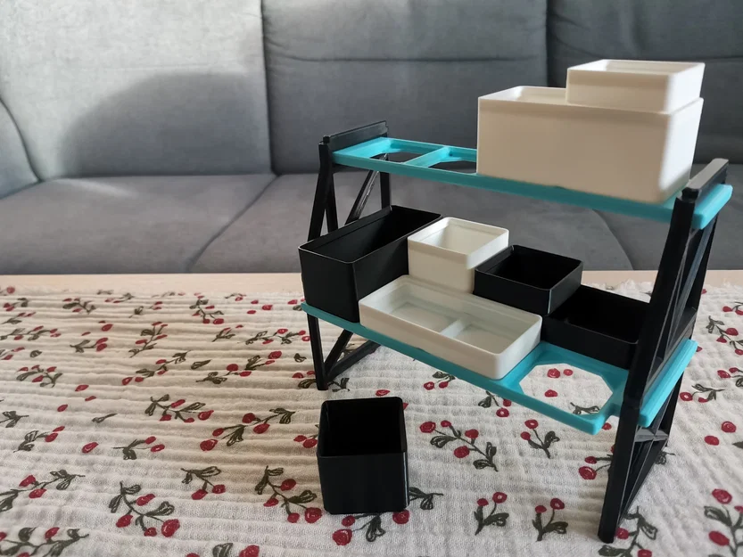 Hệ thống kệ trưng bày xếp chồng (Tương thích Gridfinity) - Image 3