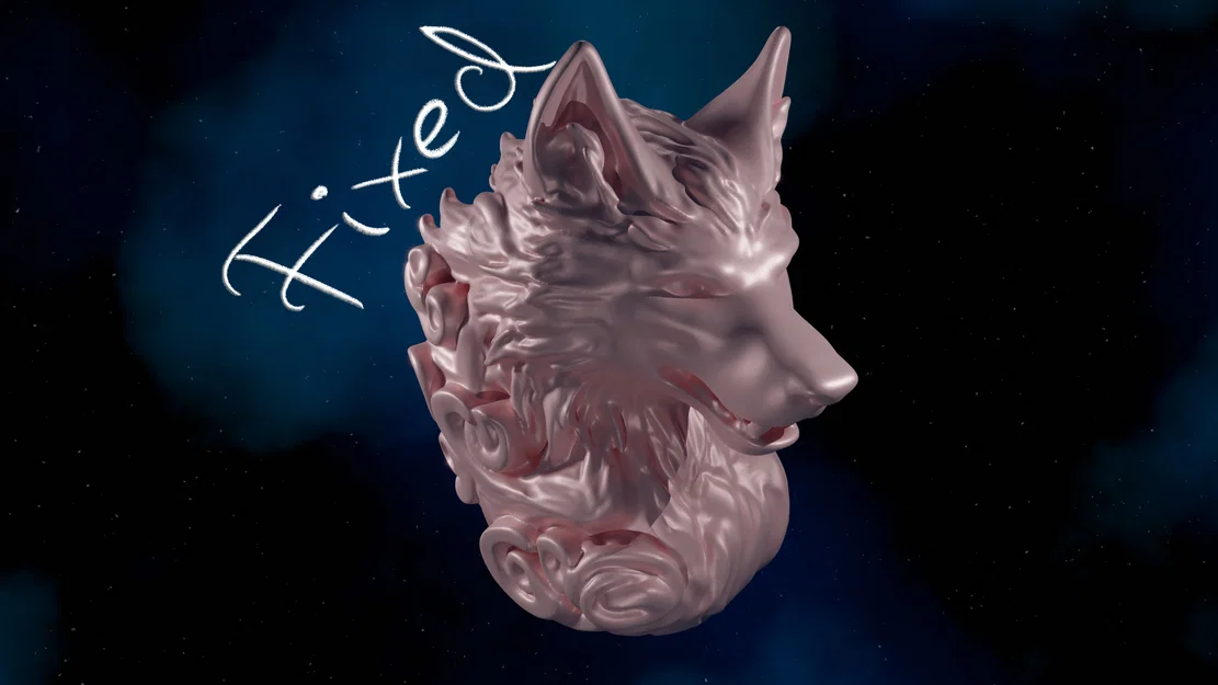 Wolf Decor Fixed Version - Mô hình trang trí Sói - Image 1