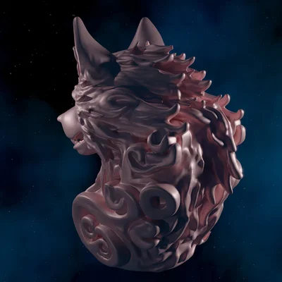 Wolf Decor Fixed Version - Mô hình trang trí Sói