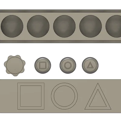 Bộ đồ chơi Gonggi truyền thống Hàn Quốc phiên bản in 3D cực chất