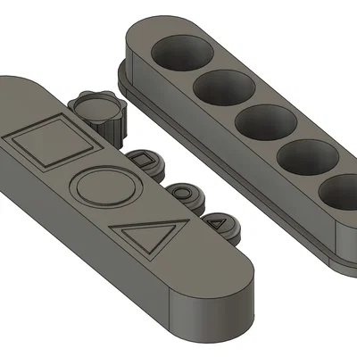 Bộ đồ chơi Gonggi truyền thống Hàn Quốc phiên bản in 3D cực chất