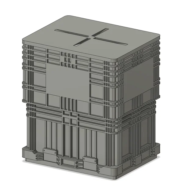 Mô hình thùng chứa hạt giống (Seed Box) tỷ lệ 1:64 cho sa bàn - Image 1