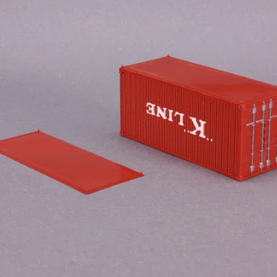 Tấm cố định container chuẩn NEM 380 tỉ lệ H0 (1:87)