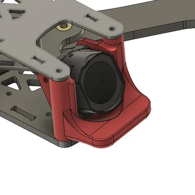 Ngàm gắn Camera cho DJI 04 Air Unit Pro trên khung Source One