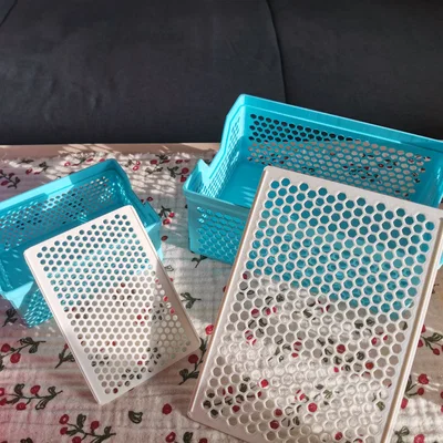 Bộ sưu tập giỏ lưu trữ xếp chồng (10 kích thước)