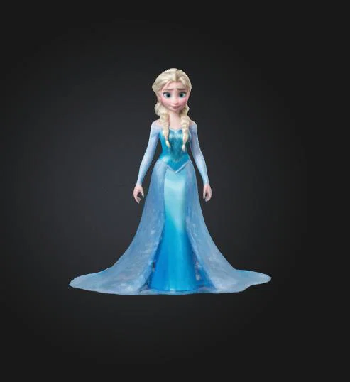 Mô hình 3D Elsa Frozen: Tải File STL Chất Lượng Cao Để In - Image 1