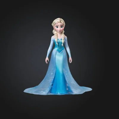 Mô hình 3D Elsa Frozen: Tải File STL Chất Lượng Cao Để In