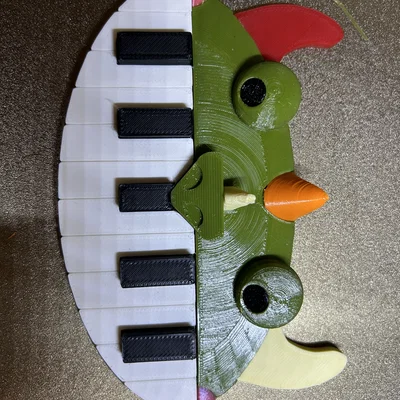 Mô hình đầu Pianosaurus từ Poppy Playtime