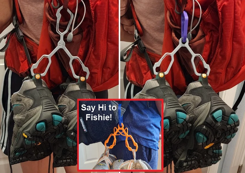 Móc Treo Giày Đa Năng Dùng Carabiner Cho Ba Lô - Mẫu #0163 - Image 1