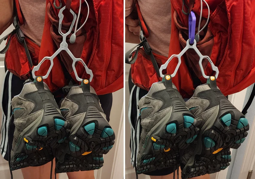 Móc Treo Giày Đa Năng Dùng Carabiner Cho Ba Lô - Mẫu #0163 - Image 2