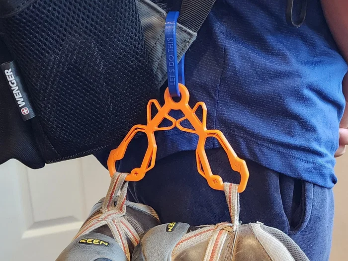 Móc Treo Giày Đa Năng Dùng Carabiner Cho Ba Lô - Mẫu #0163 - Image 3