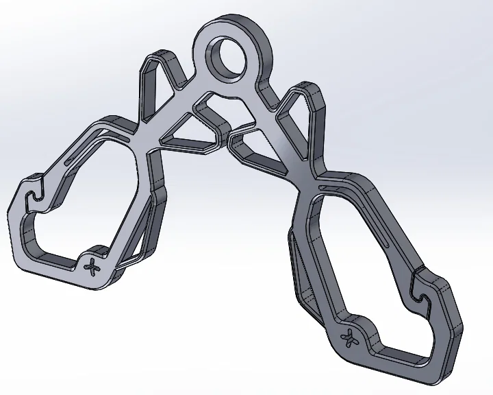 Móc Treo Giày Đa Năng Dùng Carabiner Cho Ba Lô - Mẫu #0163 - Image 6