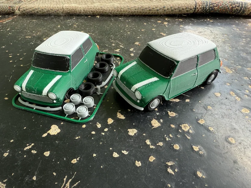 Mini Cooper Kit Card - Mô hình xe Mini cổ điển - Image 2