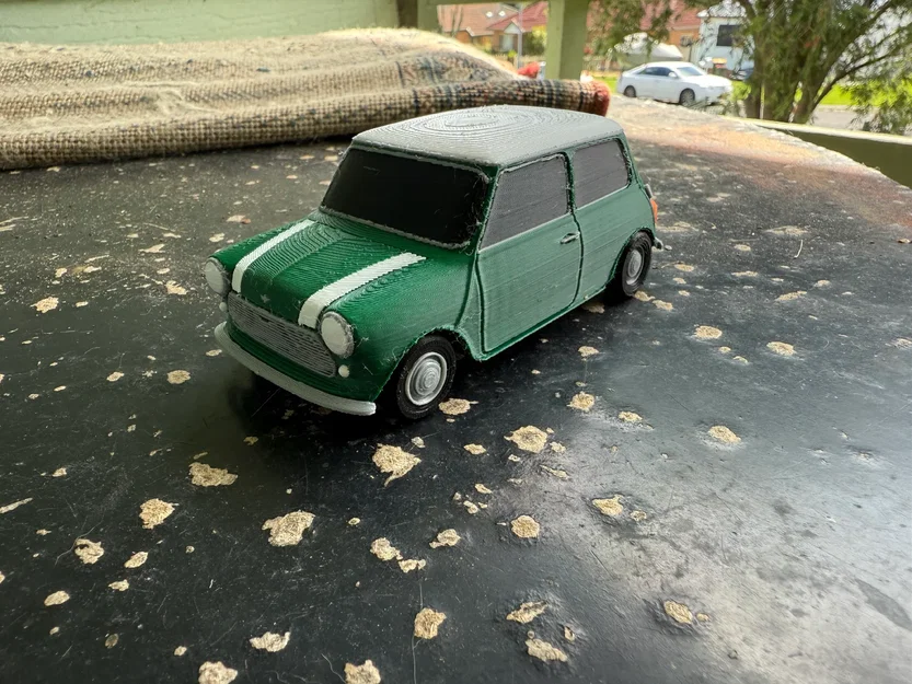 Mini Cooper Kit Card - Mô hình xe Mini cổ điển - Image 3