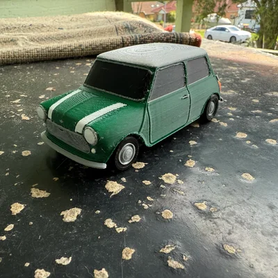 Mini Cooper Kit Card - Mô hình xe Mini cổ điển