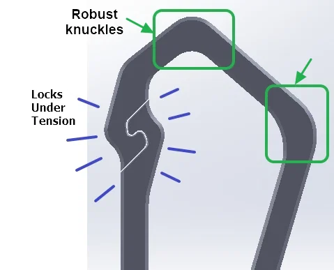 Móc Treo Giày Đa Năng Dùng Carabiner Cho Ba Lô - Mẫu #0163 - Image 10
