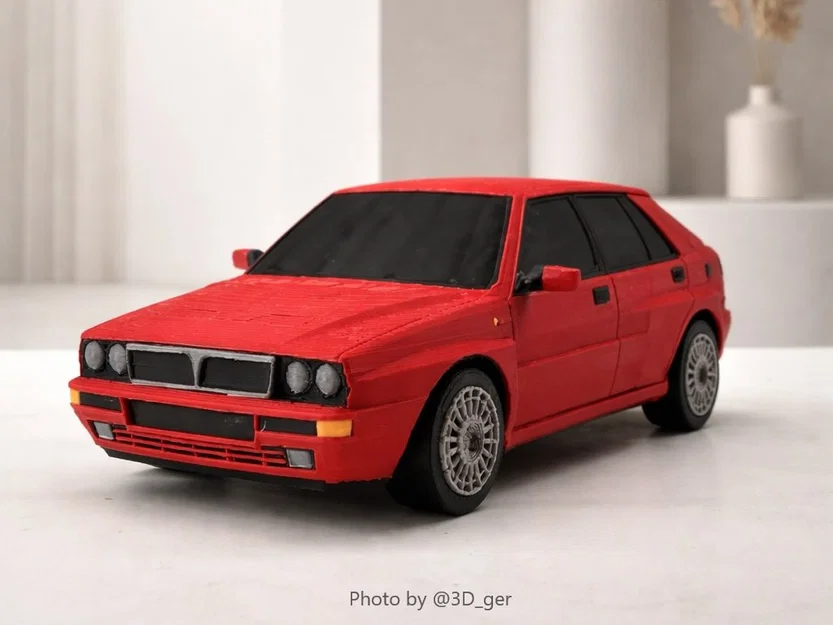 Mô hình Kit Card Lancia Delta HF Integrale Evoluzione 2 (Tỷ lệ 1:24) - Image 2